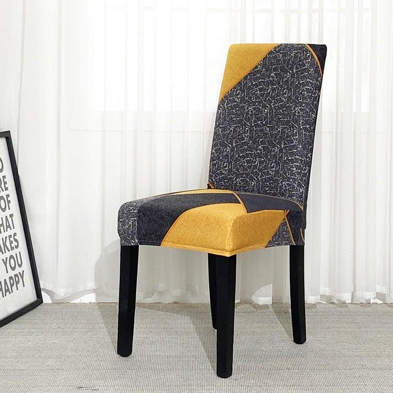 Chair Covers For Dining Room Stretch Spandex Removable Washable Anti-dust Seat Slipcover Multicolor  Chair covers  Chair Covers For Dining Room With Printed Patterns Easy Slip-on Stretchy Dining Room Chair Covers
