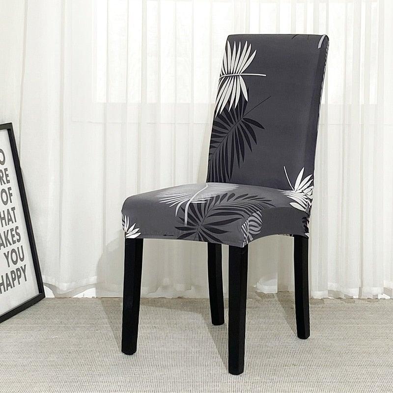Chair Covers For Dining Room Stretch Spandex Removable Washable Anti-dust Seat Slipcover Multicolor  Chair covers  Chair Covers For Dining Room With Printed Patterns Easy Slip-on Stretchy Dining Room Chair Covers