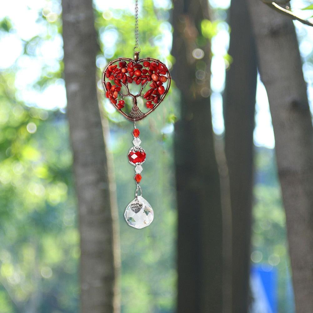 Chandelier Crystals Ball Prism Pendant Maker Sun Catcher Crystal Rainbow Maker Drops Hang for Window Home Decor Car Charms Hanging  Wind Chimes Hanging Ornament Garden Decor