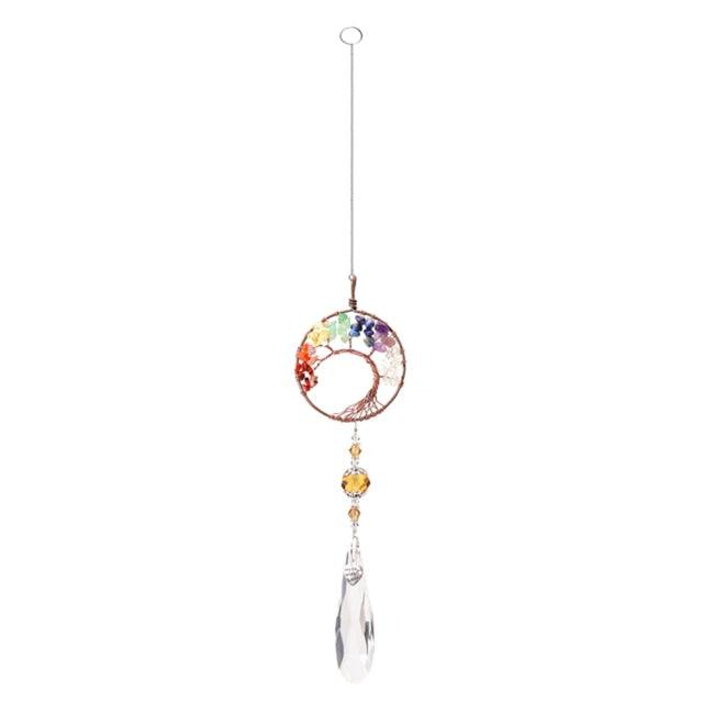 Chandelier Crystals Ball Prism Pendant Maker Sun Catcher Crystal Rainbow Maker Drops Hang for Window Home Decor Car Charms Hanging  Wind Chimes Hanging Ornament Garden Decor