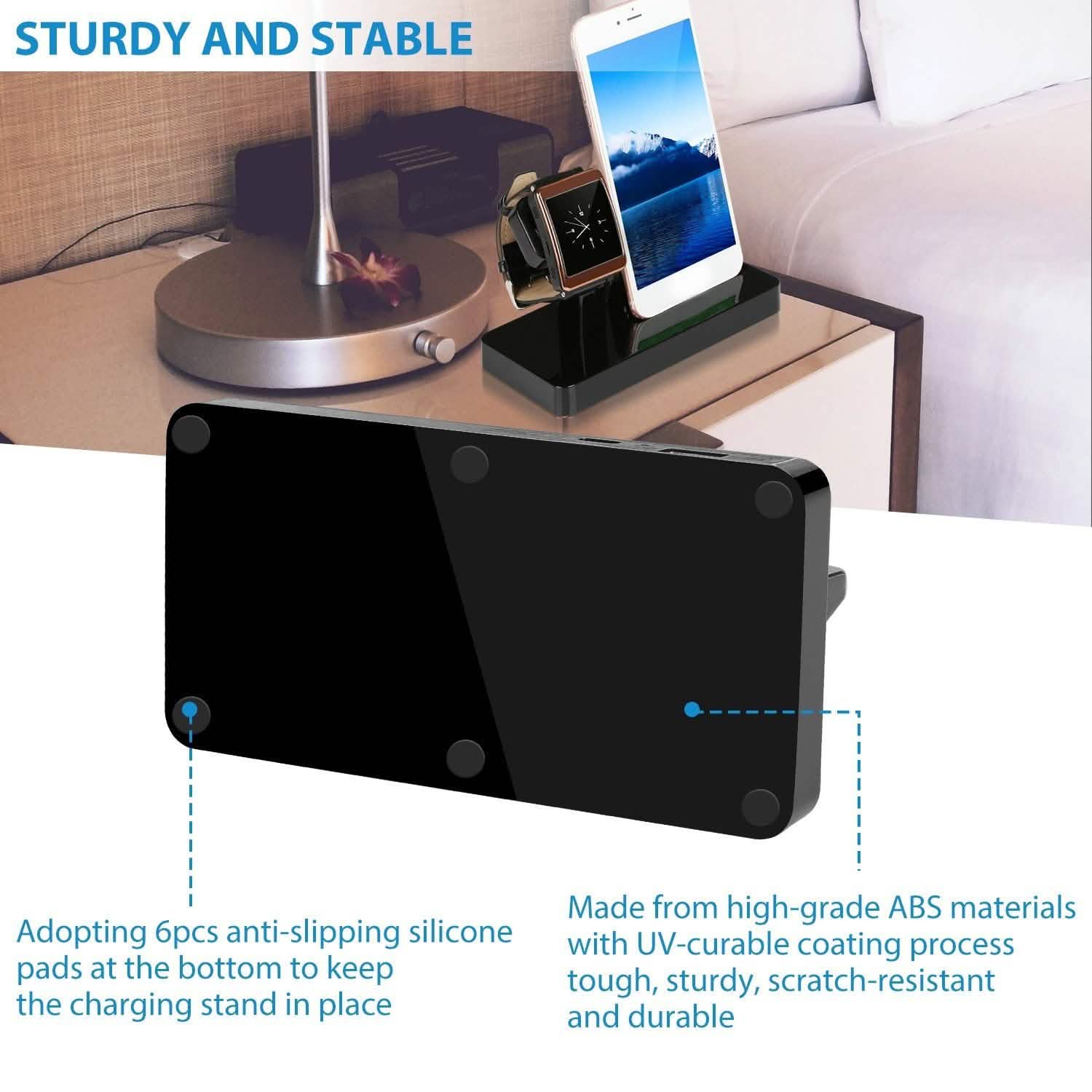 Charging Stand Dock Holder for iPhone and Apple Watch