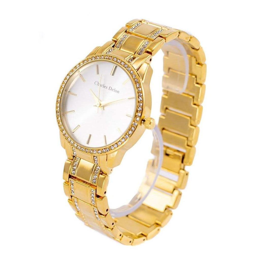 Charles Delon Women's Watch 5855 Stainless Steel Quartz Round - Assorted Styles