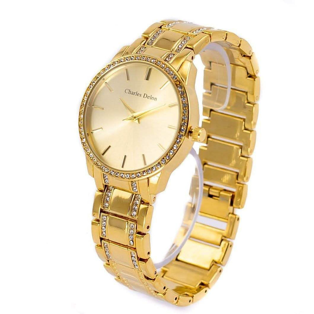 Charles Delon Women's Watch 5855 Stainless Steel Quartz Round - Assorted Styles