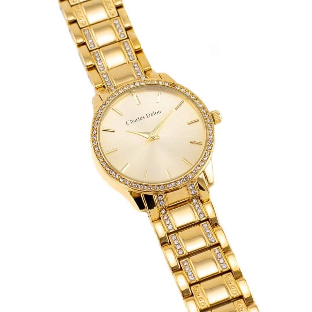Charles Delon Women's Watch 5855 Stainless Steel Quartz Round - Assorted Styles