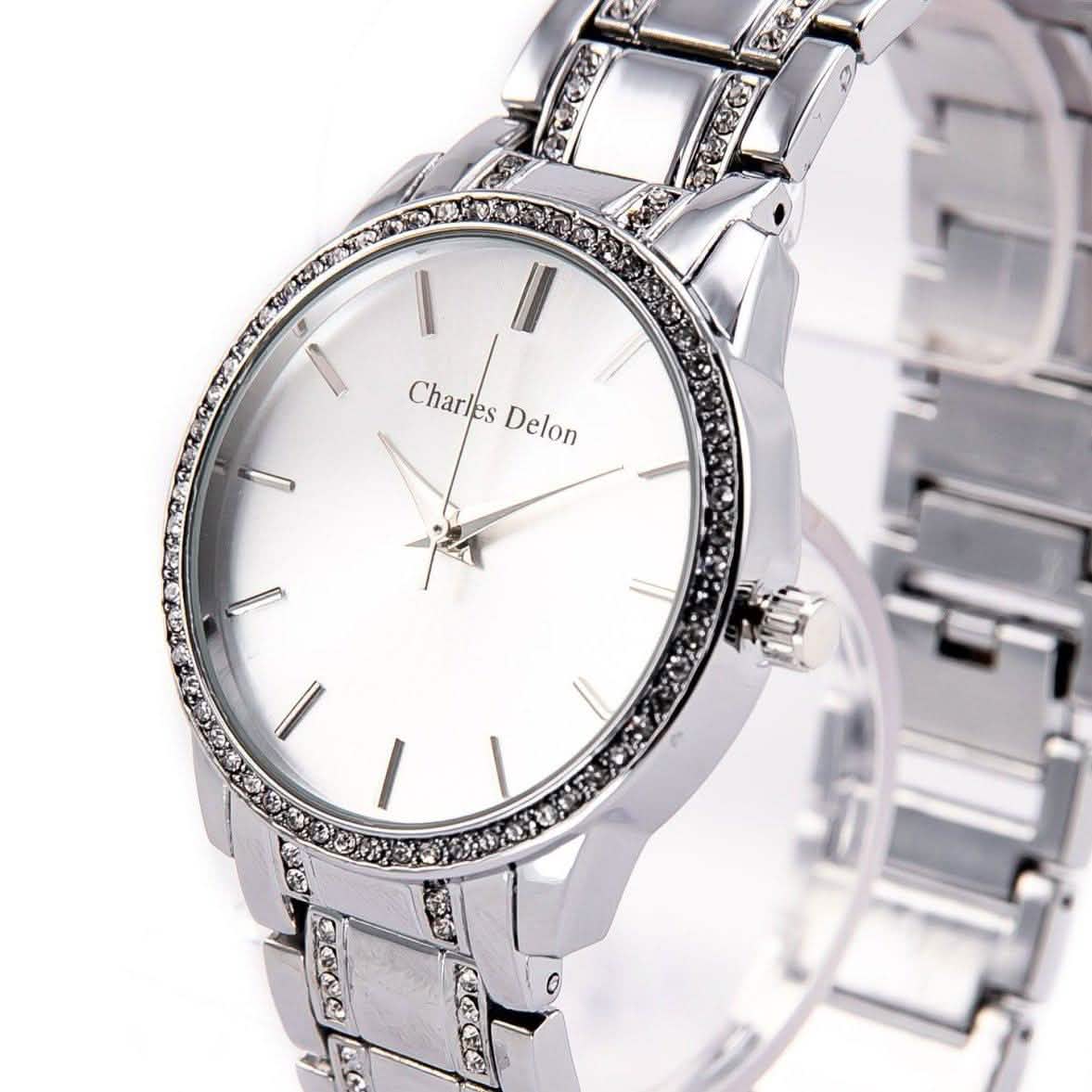 Charles Delon Women's Watch 5855 Stainless Steel Quartz Round - Assorted Styles