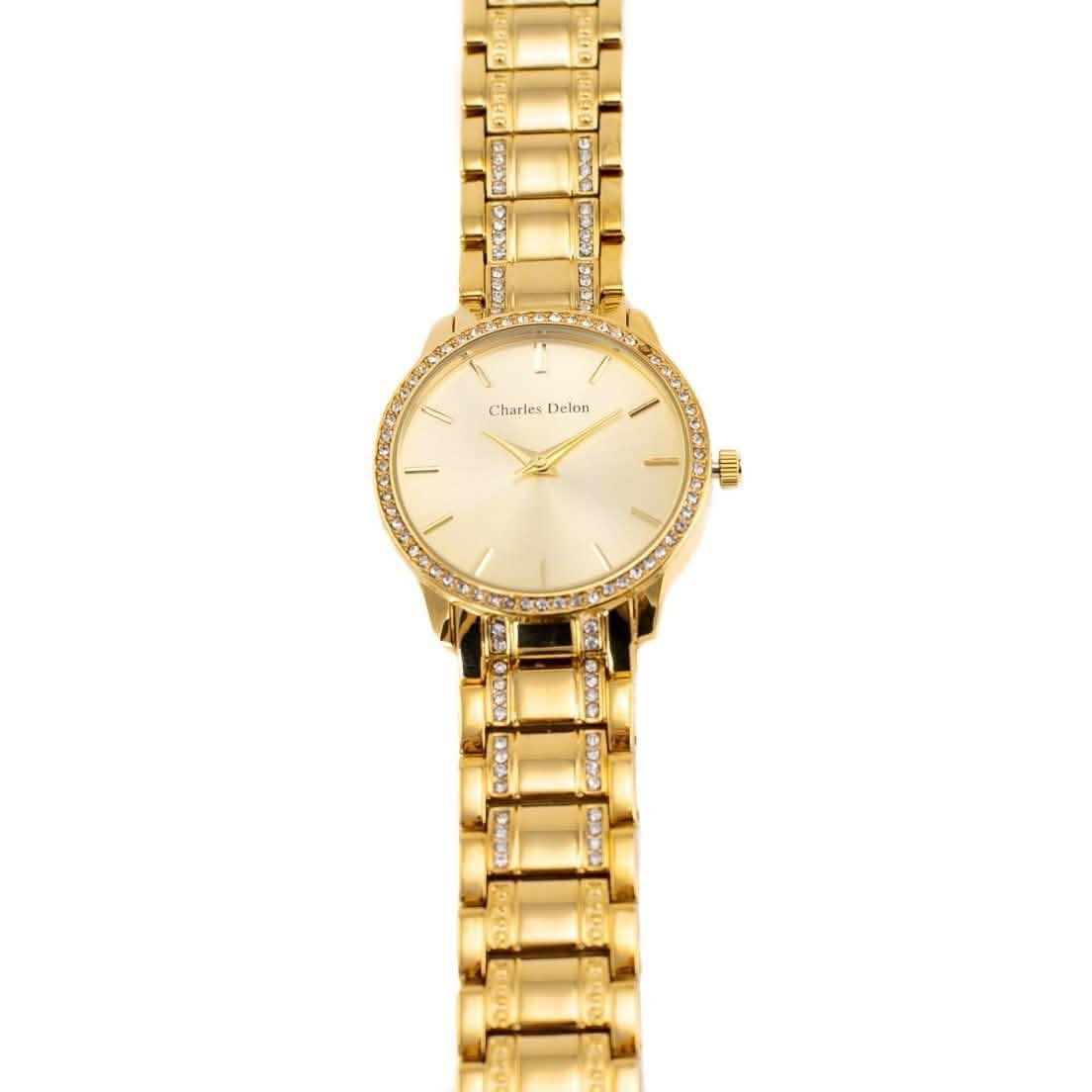 Charles Delon Women's Watch 5855 Stainless Steel Quartz Round - Assorted Styles