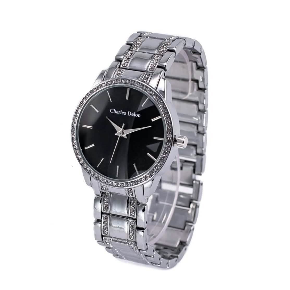 Charles Delon Women's Watch 5855 Stainless Steel Quartz Round - Assorted Styles