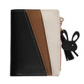 Charming Hit Color Short Tassels Wallets,Bags Zipper PU Leather, Card Holder, Pendant Coin Purse, Card Cash Clutch For Women And Girls