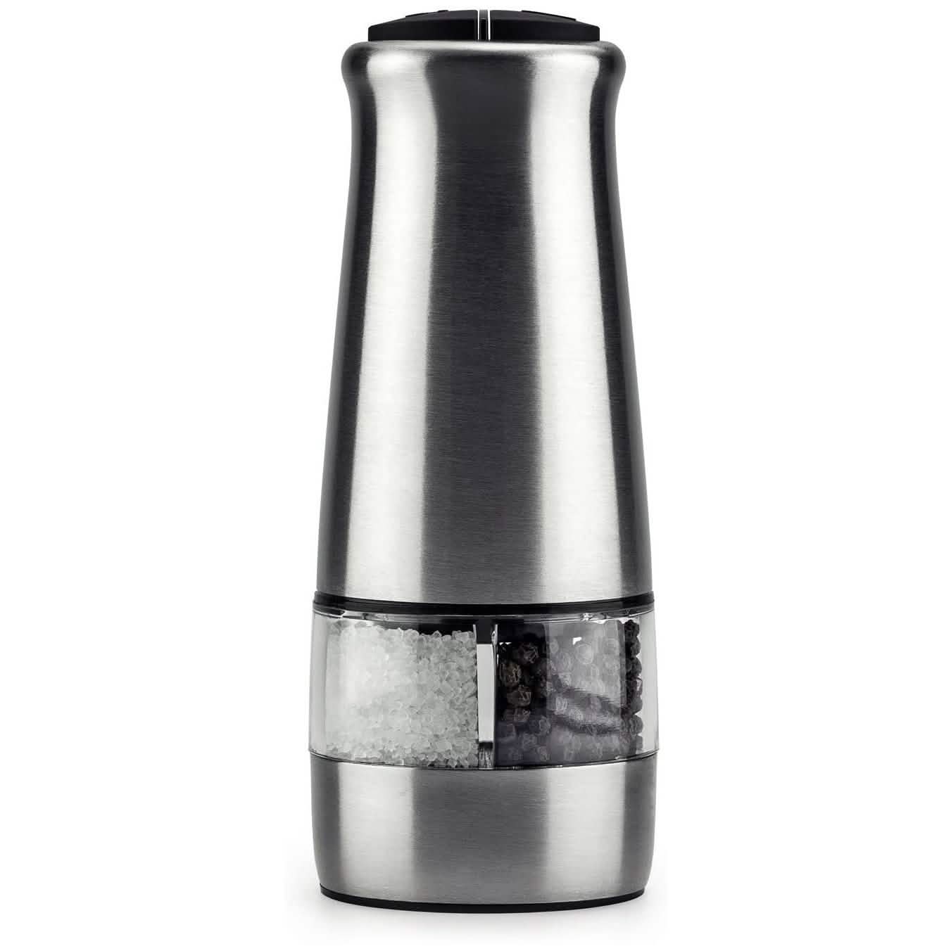 Chef's Star Premium Electric Salt and Pepper Grinder Set with Adjustable Grind