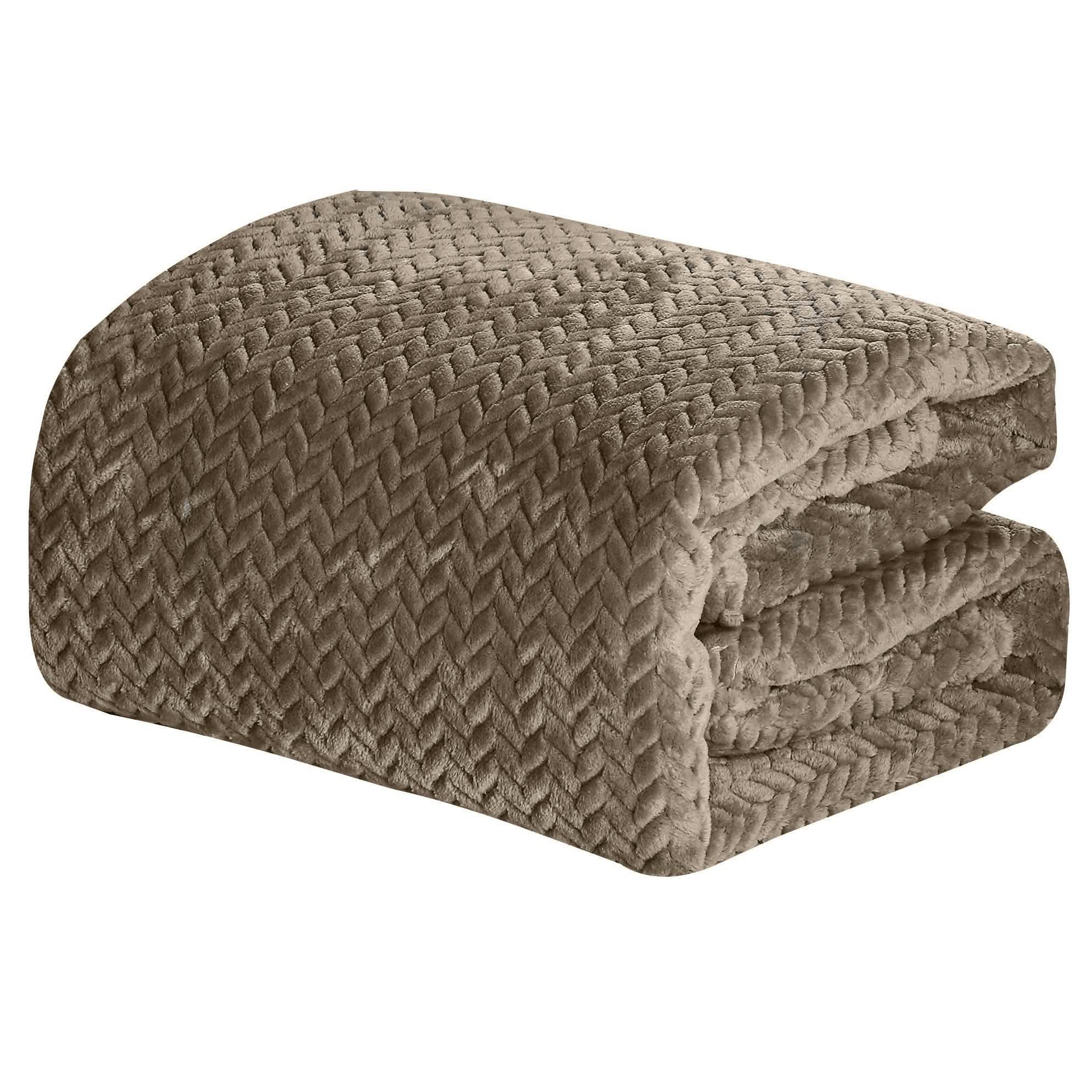 Chevron Braided Bed Cover