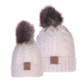 Chic Mom and Me Pom Beanies