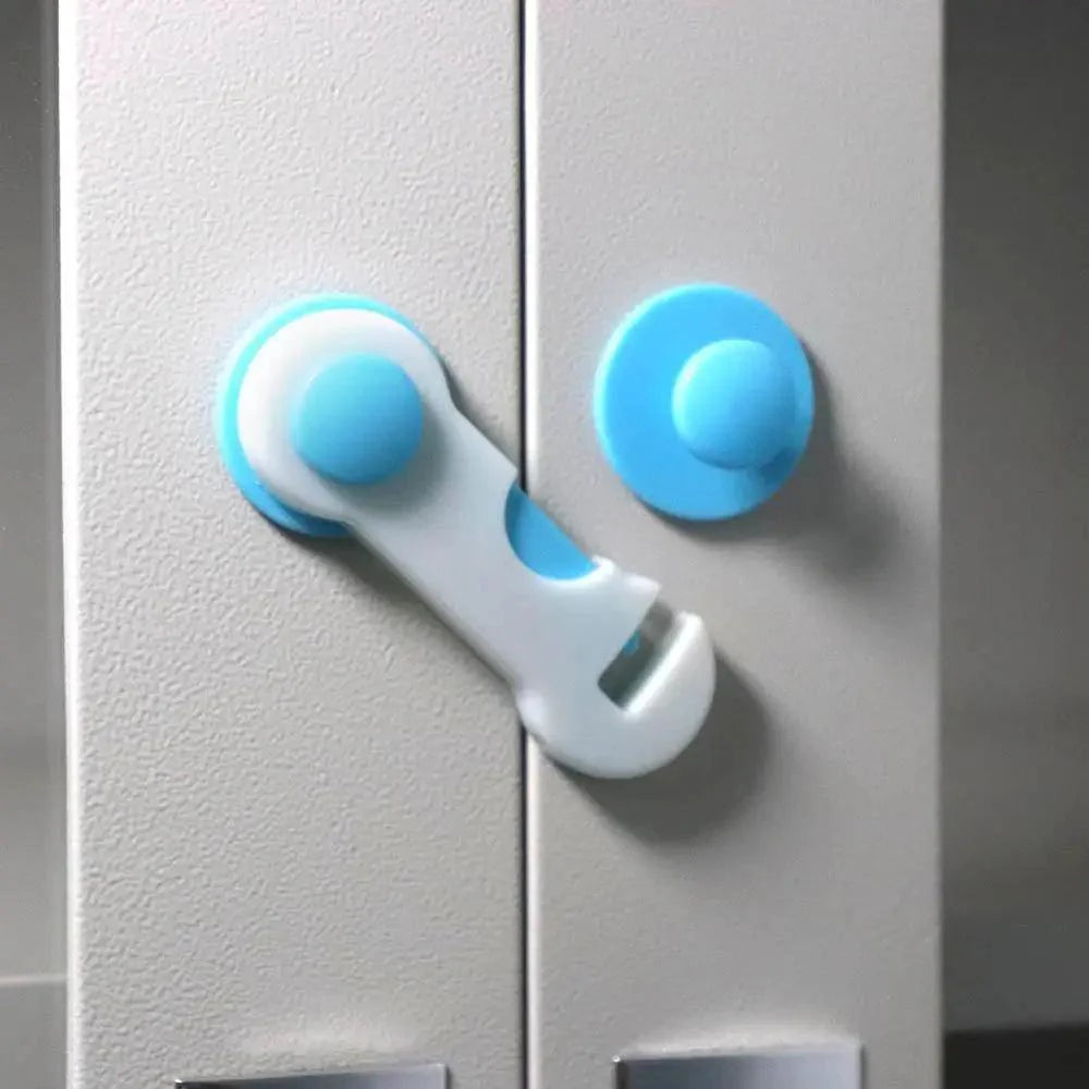 Child Safety Cabinet Lock Baby Proof Security Protector Drawer Door Cabinet Lock Plastic Protection Kids Safety Door Lock
