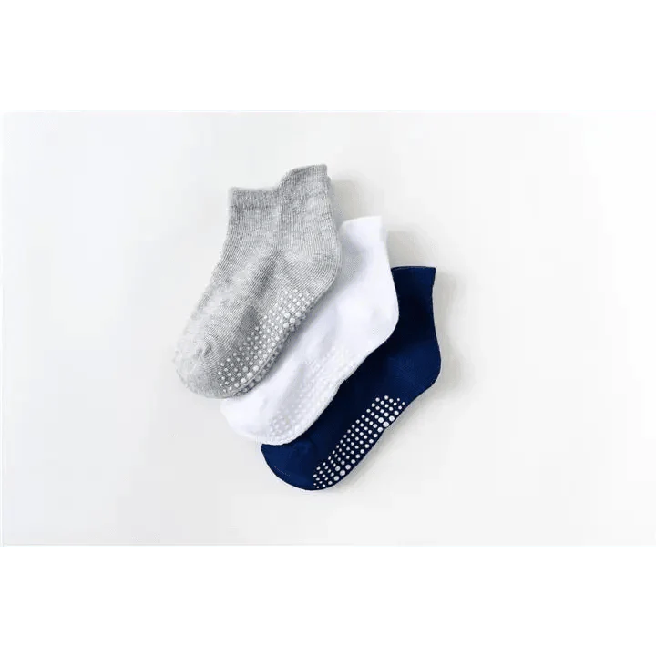 Children Cotton  6 Pairs/Set Anti-slip Socks For Boys Girl Rubber Kid Floor Sock With Grips For 0 To 6 Years Kids
