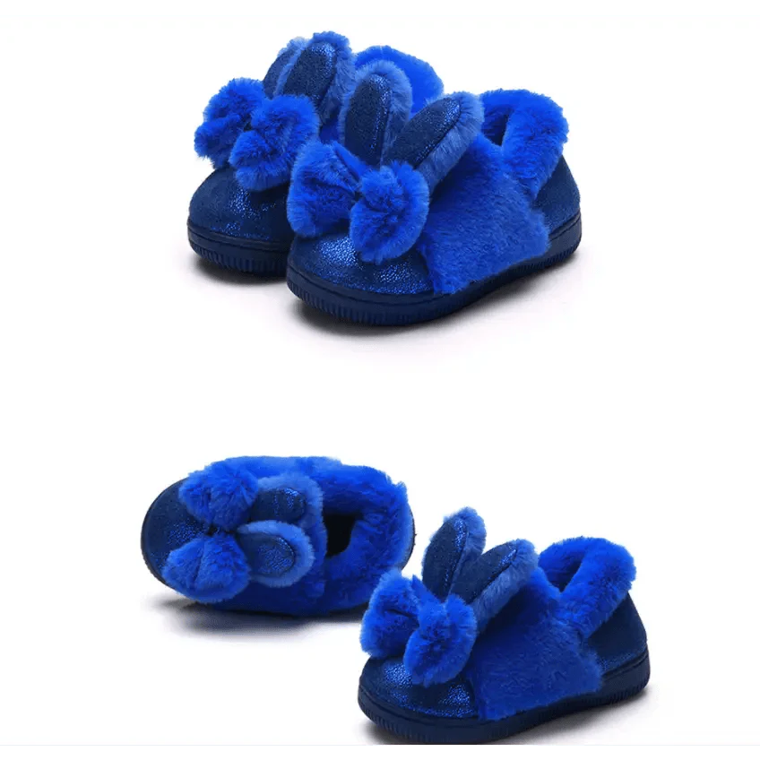 Children's cotton slipper bag heel warm and non slip baby home shoes men's and women's cotton shoes