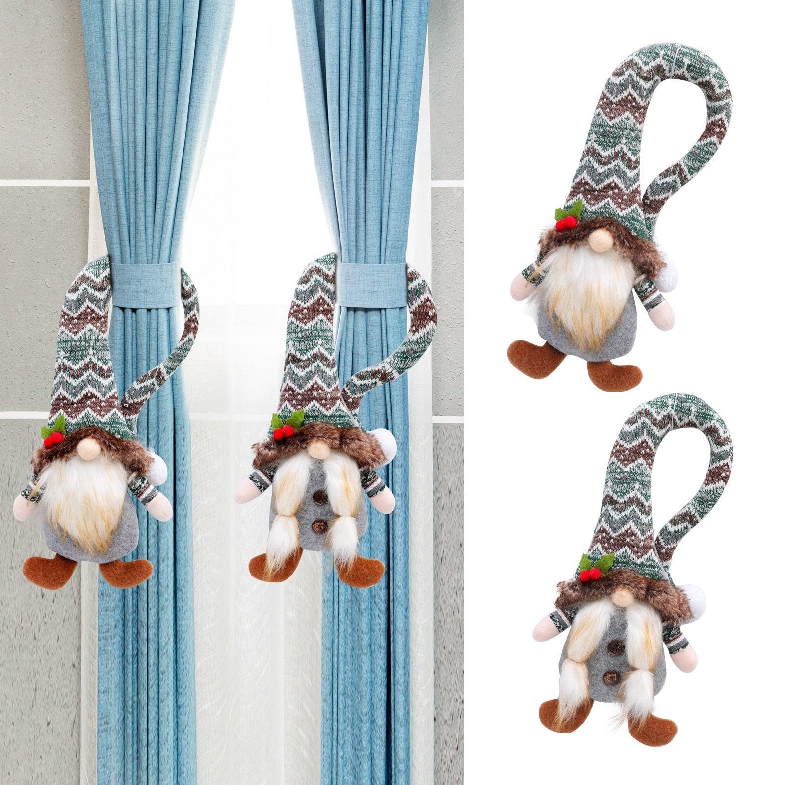 Christmas Decoration Faceless Doll Doll Curtain Buckle Christmas Home Curtain Buckle Decoration Props Christmas Decorations Christmas  Ornaments Thanks Giving Day Gifts 37x16x6