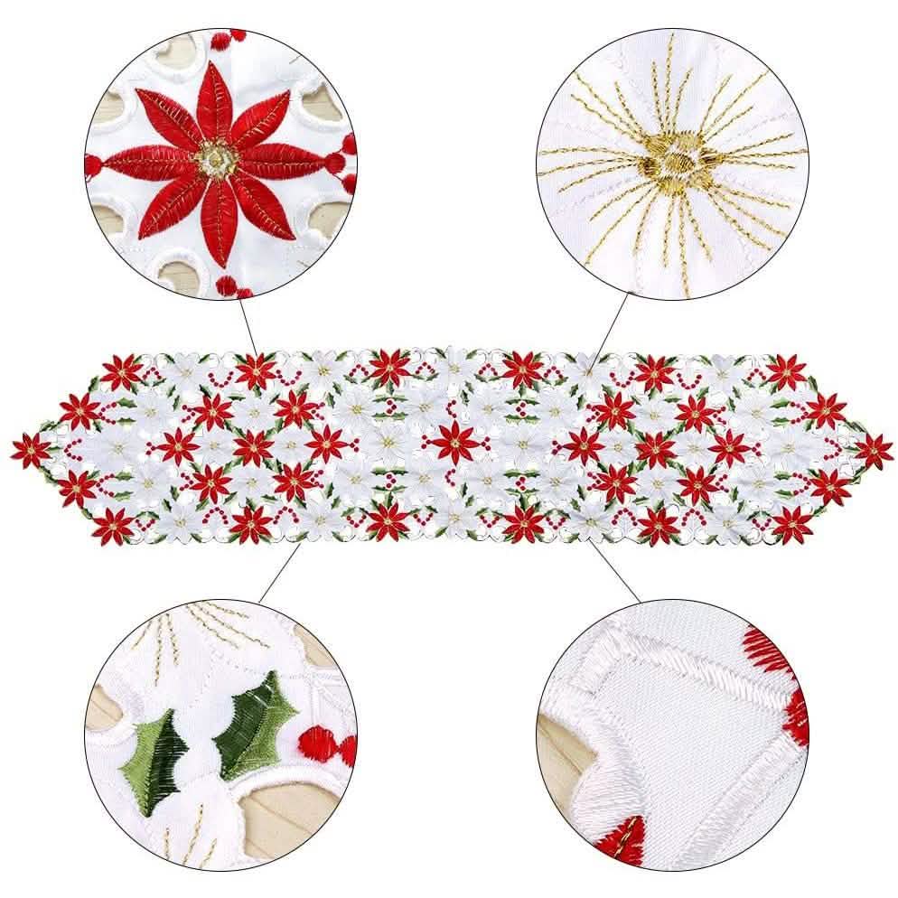 Christmas Embroidered Table Runners