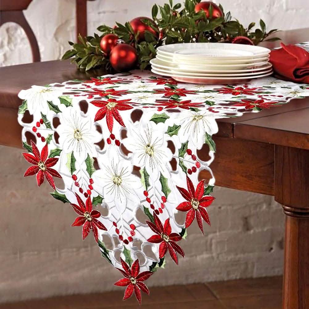 Christmas Embroidered Table Runners