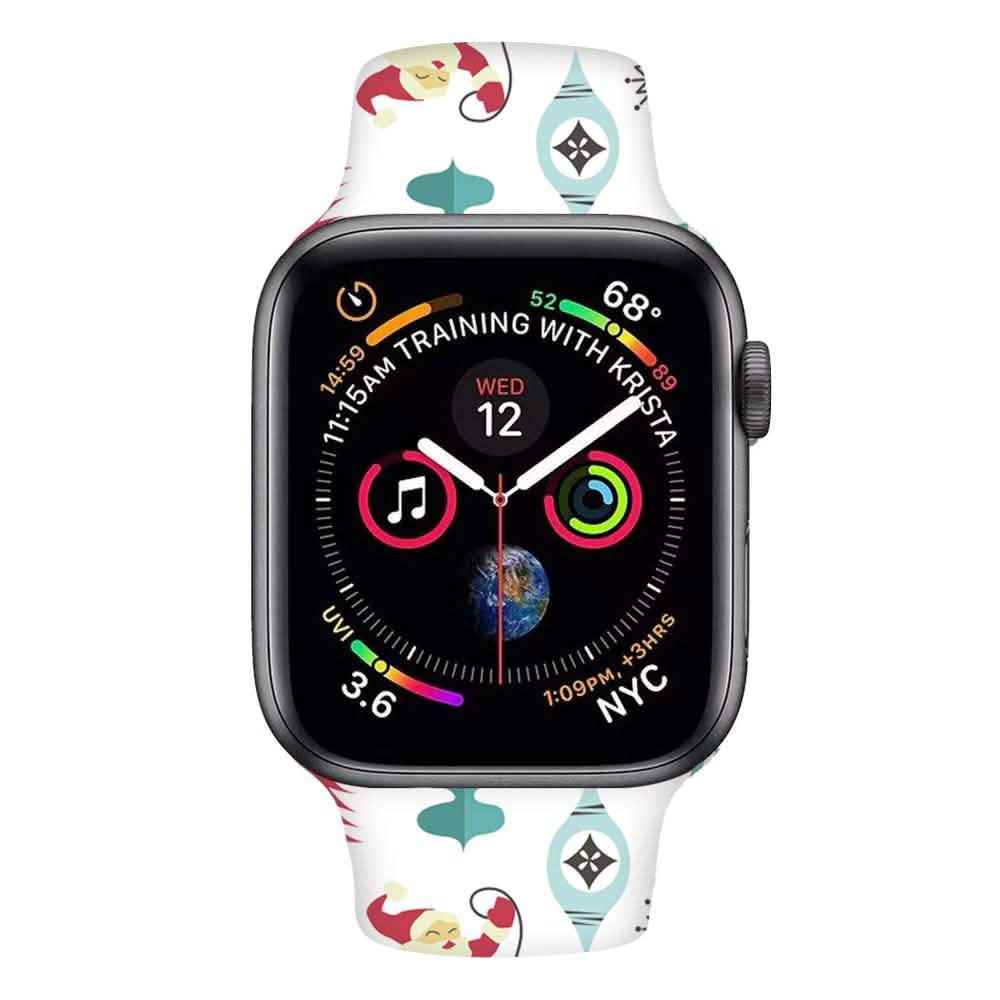 Christmas Silicone Apple Watch Bands - Assorted Styles