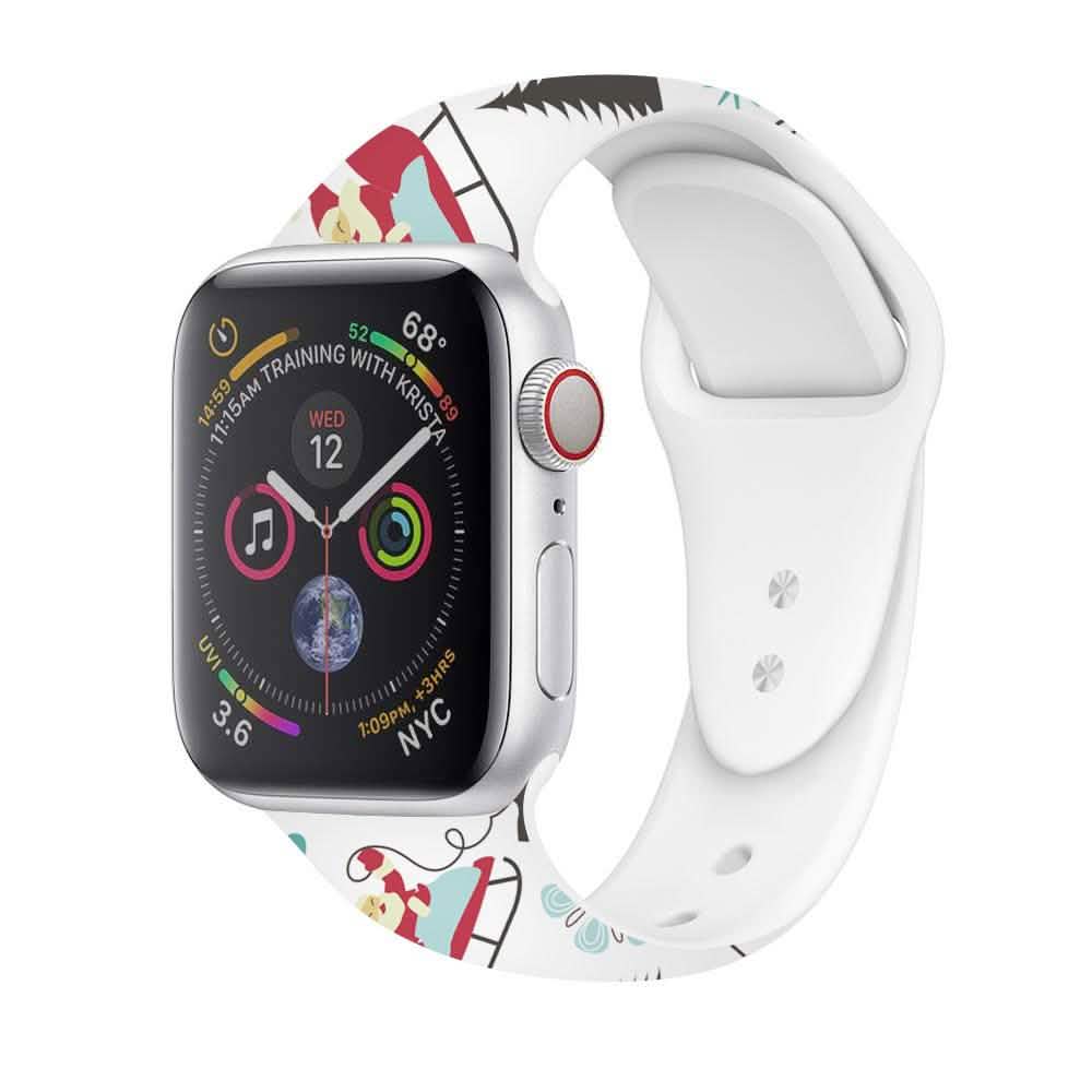 Christmas Silicone Apple Watch Bands - Assorted Styles