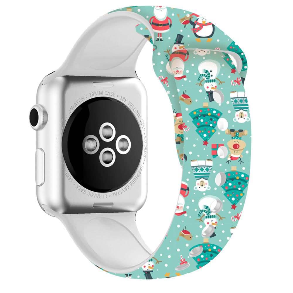 Christmas Silicone Apple Watch Bands - Assorted Styles