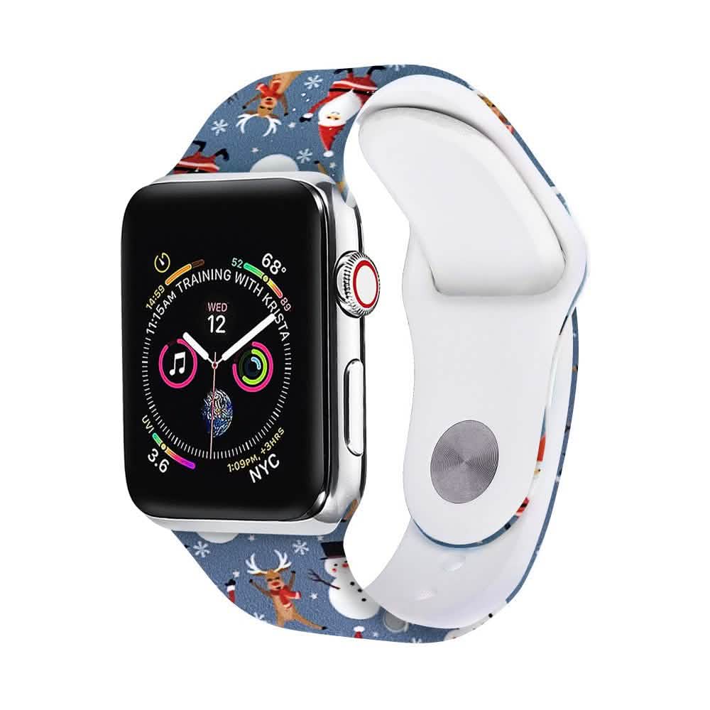 Christmas Silicone Apple Watch Bands