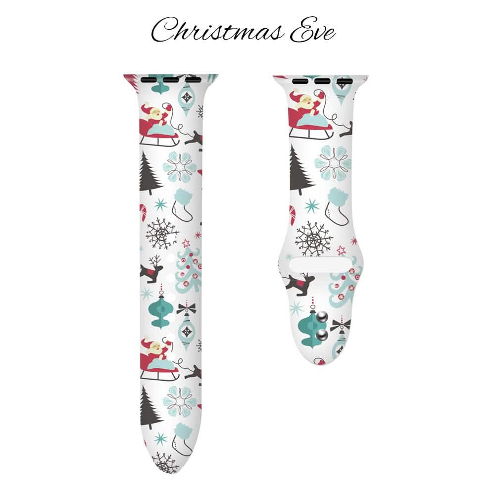 Christmas Silicone Apple Watch Bands