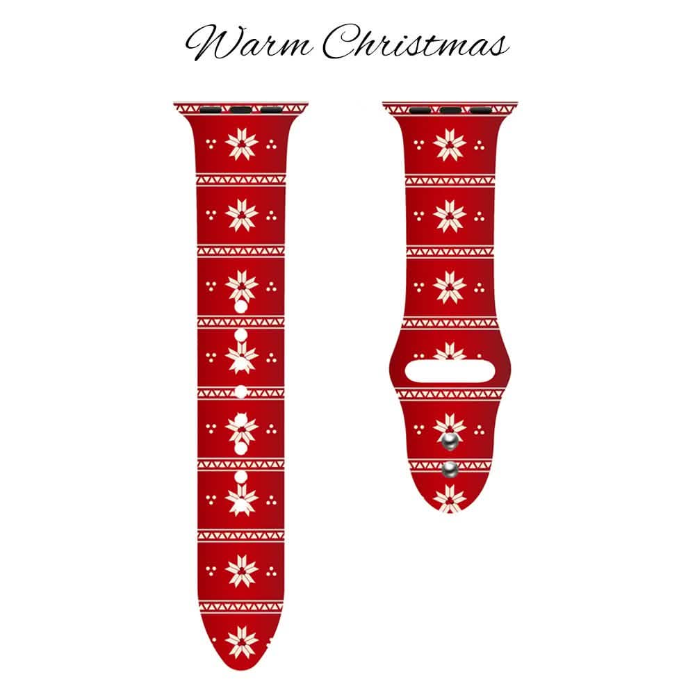 Christmas Silicone Apple Watch Bands