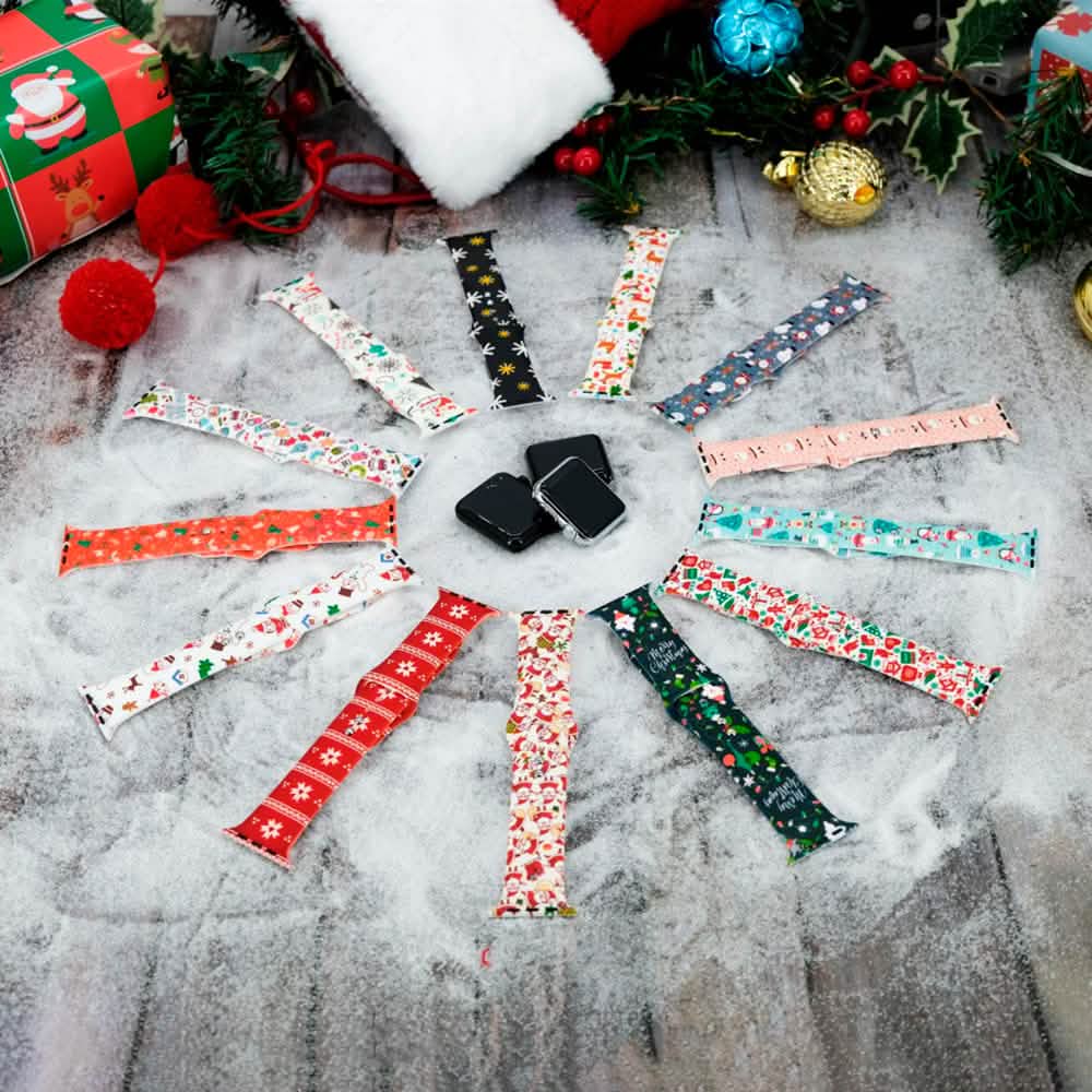 Christmas Silicone Apple Watch Bands