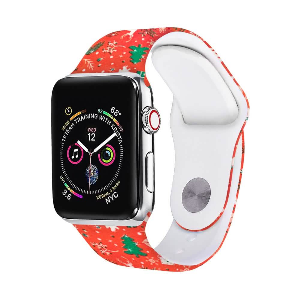Christmas Silicone Apple Watch Bands