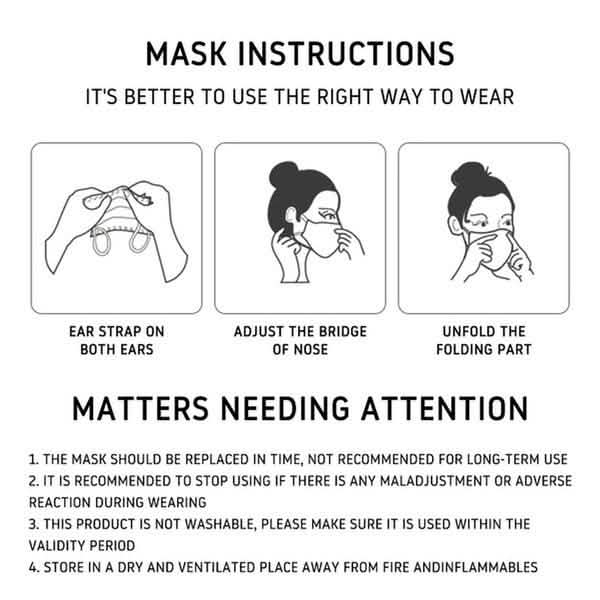 Christmas Special Mask Disposable Dustproof and Breathable Three-layer Protective Cover