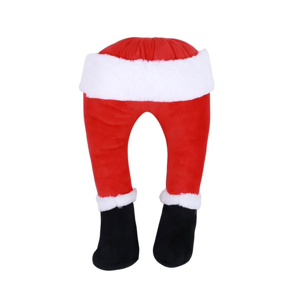 Christmas Tree Kicking Santa Legs