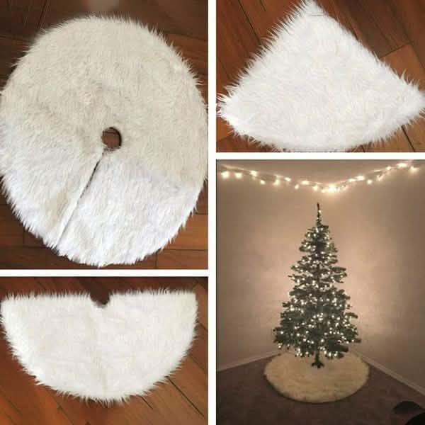 Christmas Tree Skirt Plush Lovely Decorations