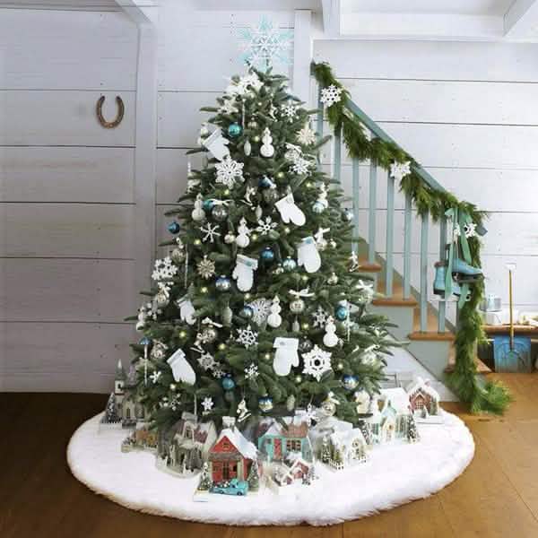 Christmas Tree Skirt Plush Lovely Decorations