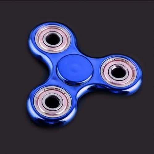 Chrome Tri Fidget Spinner - Assorted Colors