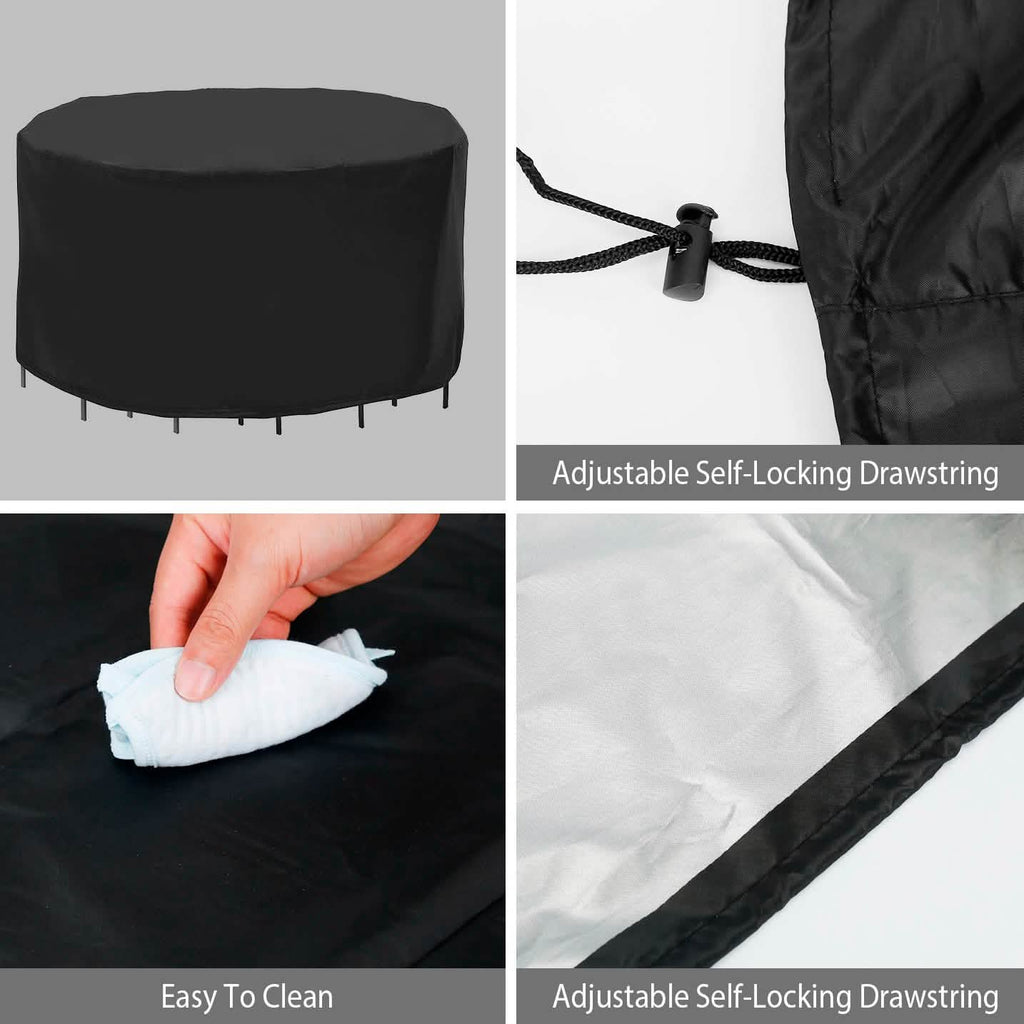 Circular Table Cover Outdoor Furniture Protector
