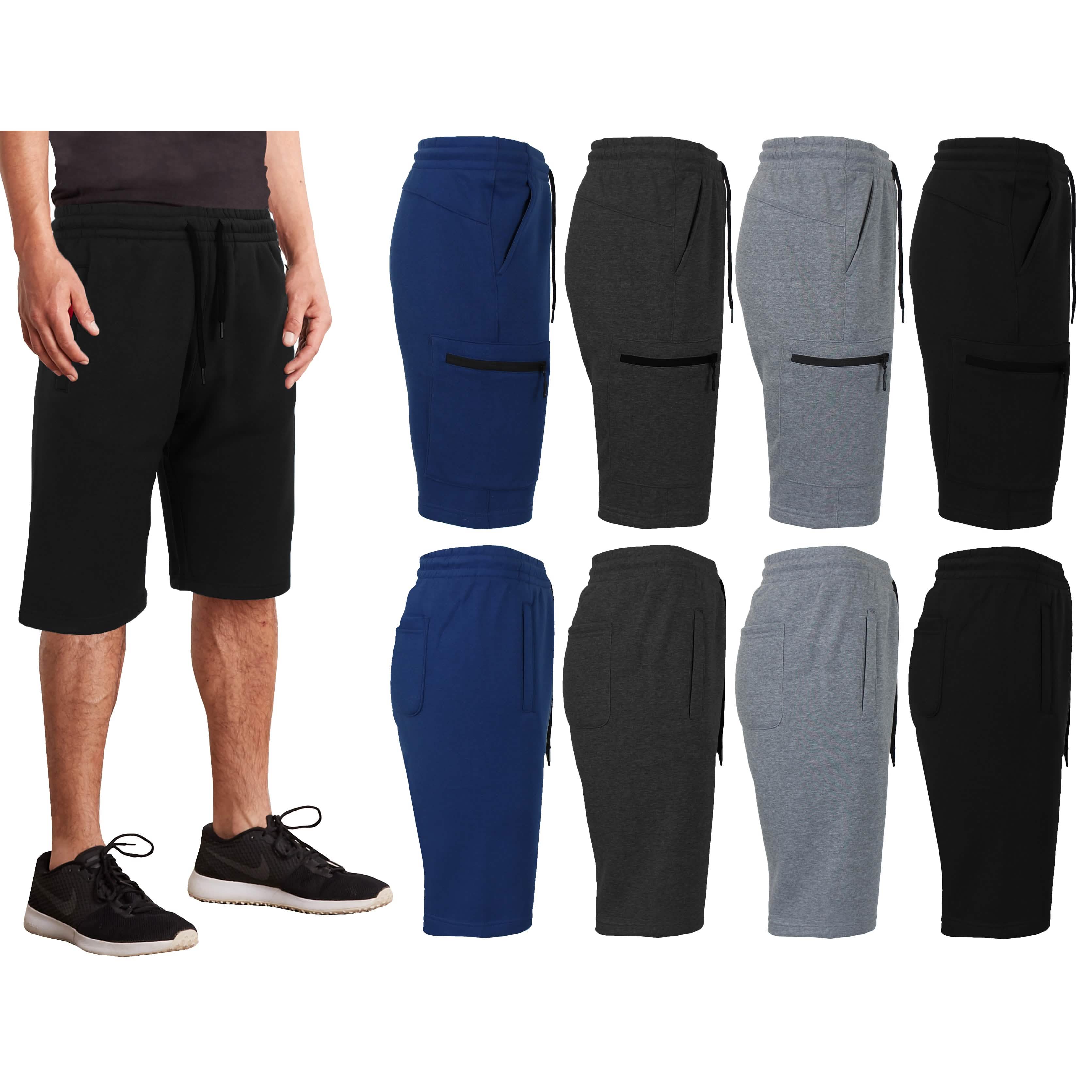 Classic & Cargo Fleece-Lined Jogger Shorts