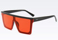 Classic Male Big Black Sunglasses For Men & Women New Fashionable Design New Mirror Pink Square  Oversize Square Sunglasses for Women Men