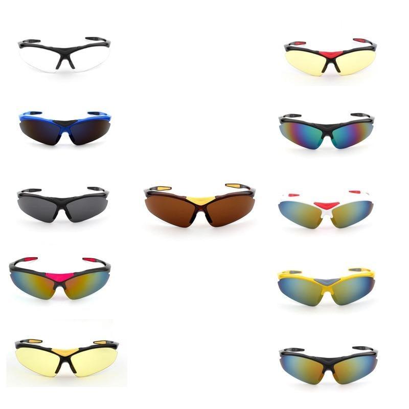 Classic Sports Bike Shape Glasses With Outdoor Windshield Bicycle Glasses New Stylish Cycling Sunglasses With Windproof New Light & Multicolor Sunglasses For Men & Women