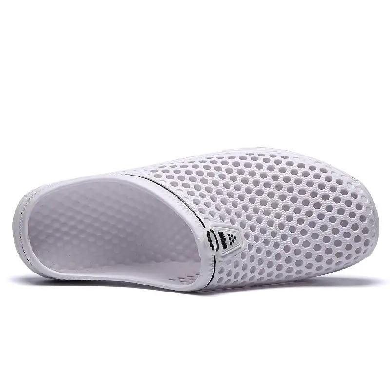 Classic Women Shoes Beach Closed Toe Slippers Unisex Hollow Out Casual Couple Flip Flops Garden Clogs  Non-slide Men And Women Slippers