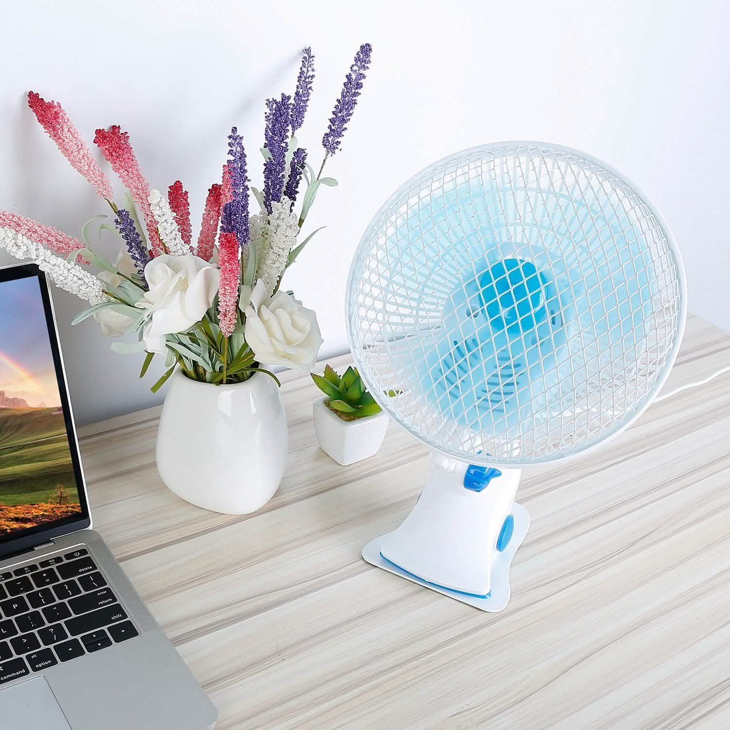 Clip-On 2 Speeds Quiet Clamp Fan
