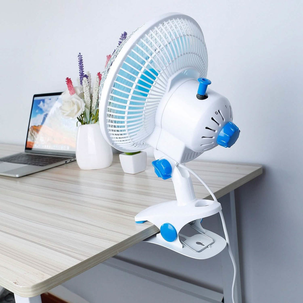 Clip-On 2 Speeds Quiet Clamp Fan