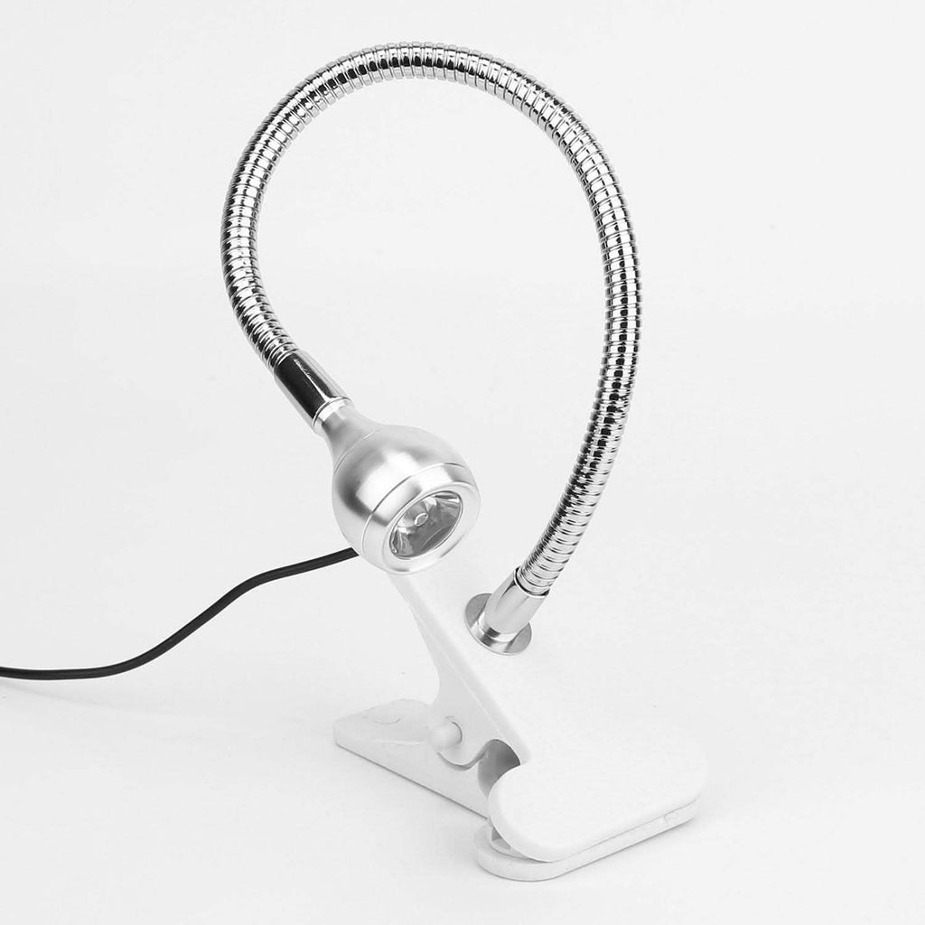 Clip On Reading Light USB Desk Clamp Lamp Flexible Gooseneck