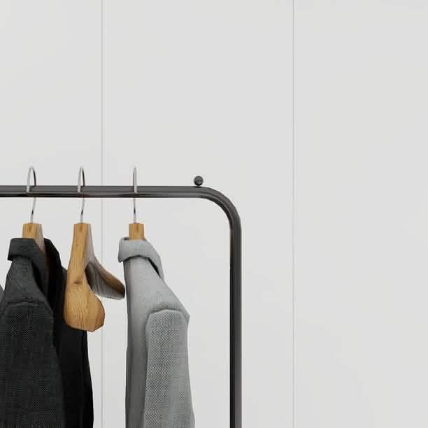 Clothing Garment Rack with Shelves