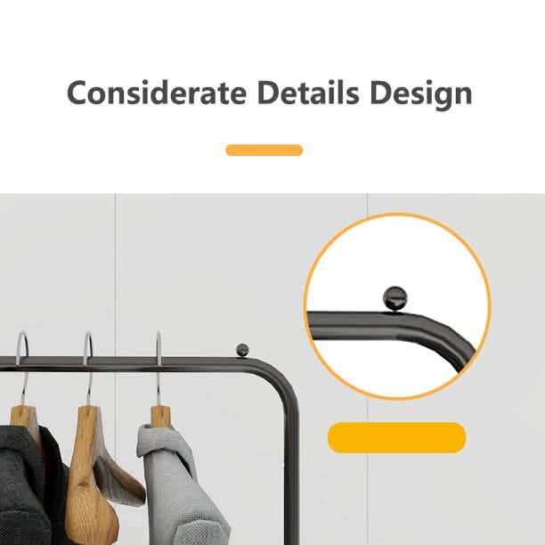 Clothing Garment Rack with Shelves