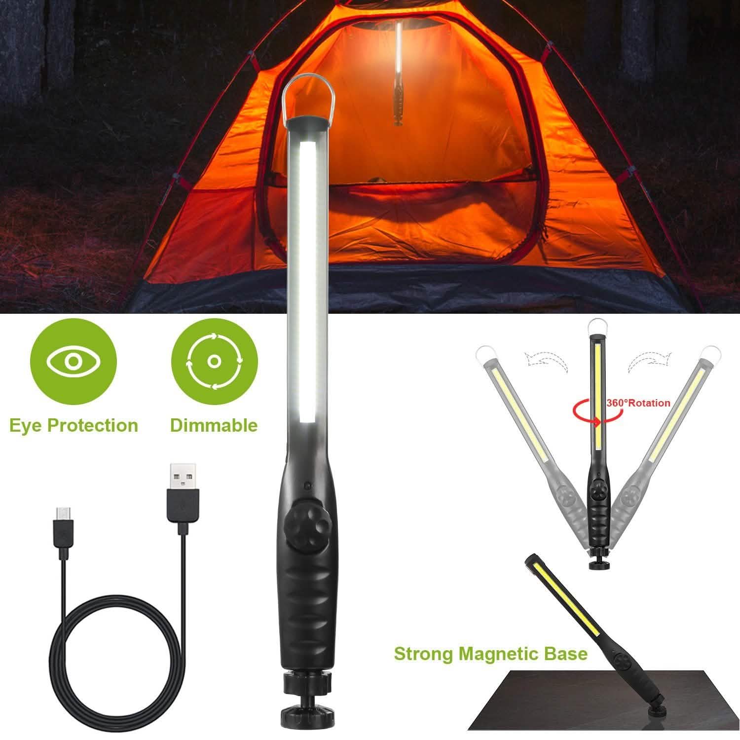 COB Work Light IPX4 Handheld Emergency LED Lamp