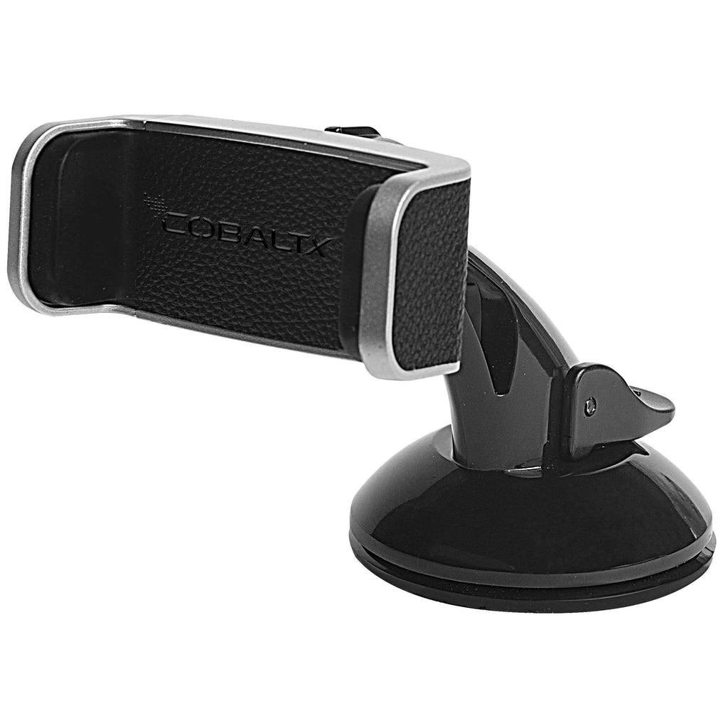 CobaltX Universal Windshield and Dash Mount With Leather Accent