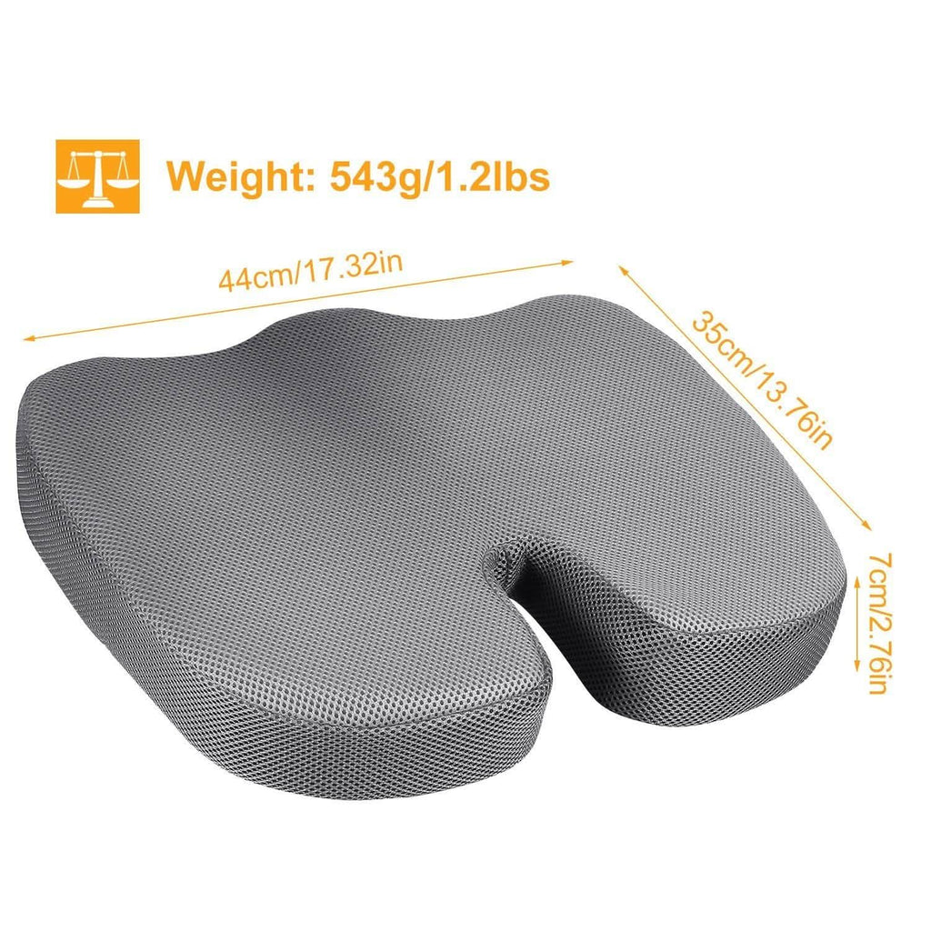 Coccyx Orthopedic Memory Foam Seat Cushion