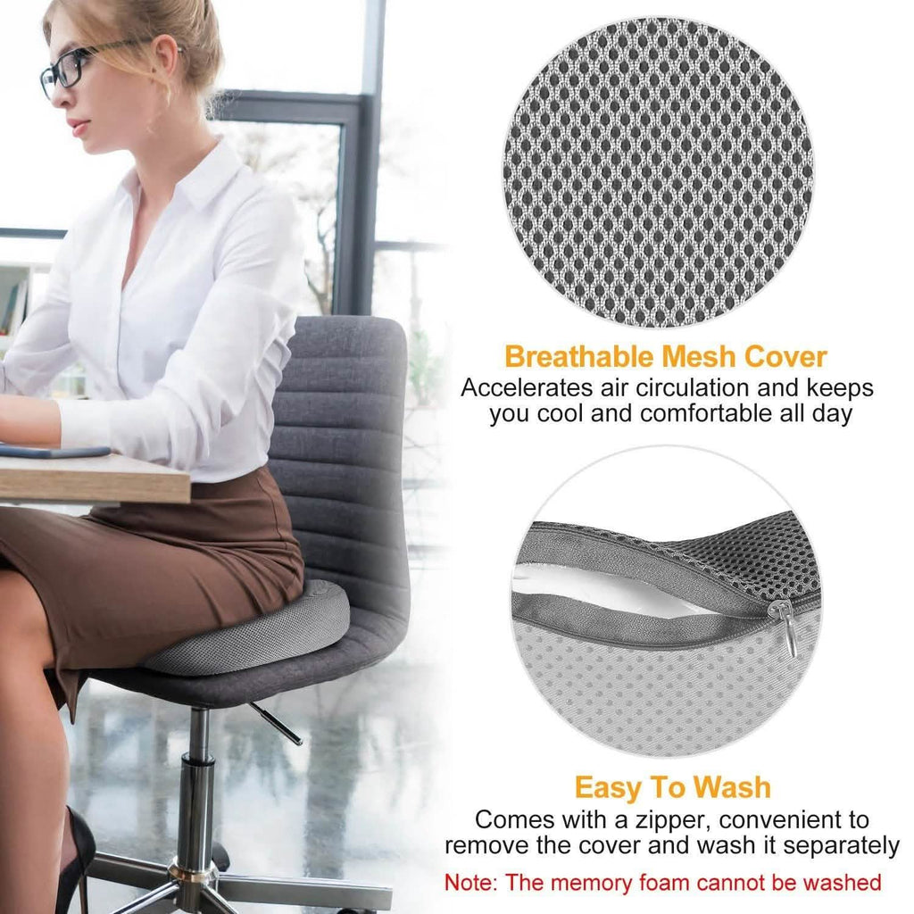 Coccyx Orthopedic Memory Foam Seat Cushion
