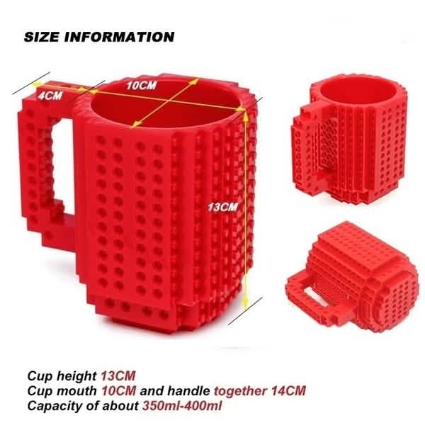Coffee Cup Building Blocks Mugs