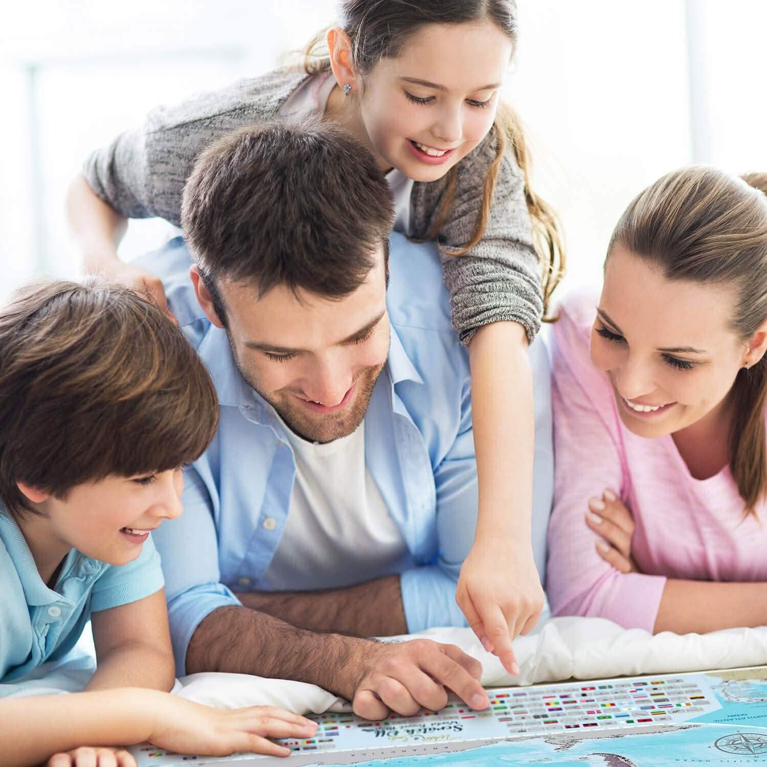 Coin Scratch Travel World Map and All Country Flags